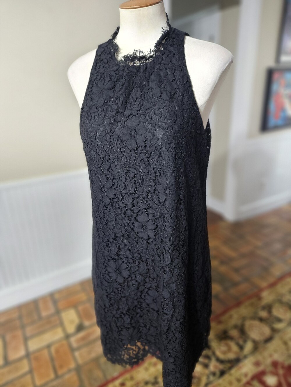 Joie Black Lace Dress Medium